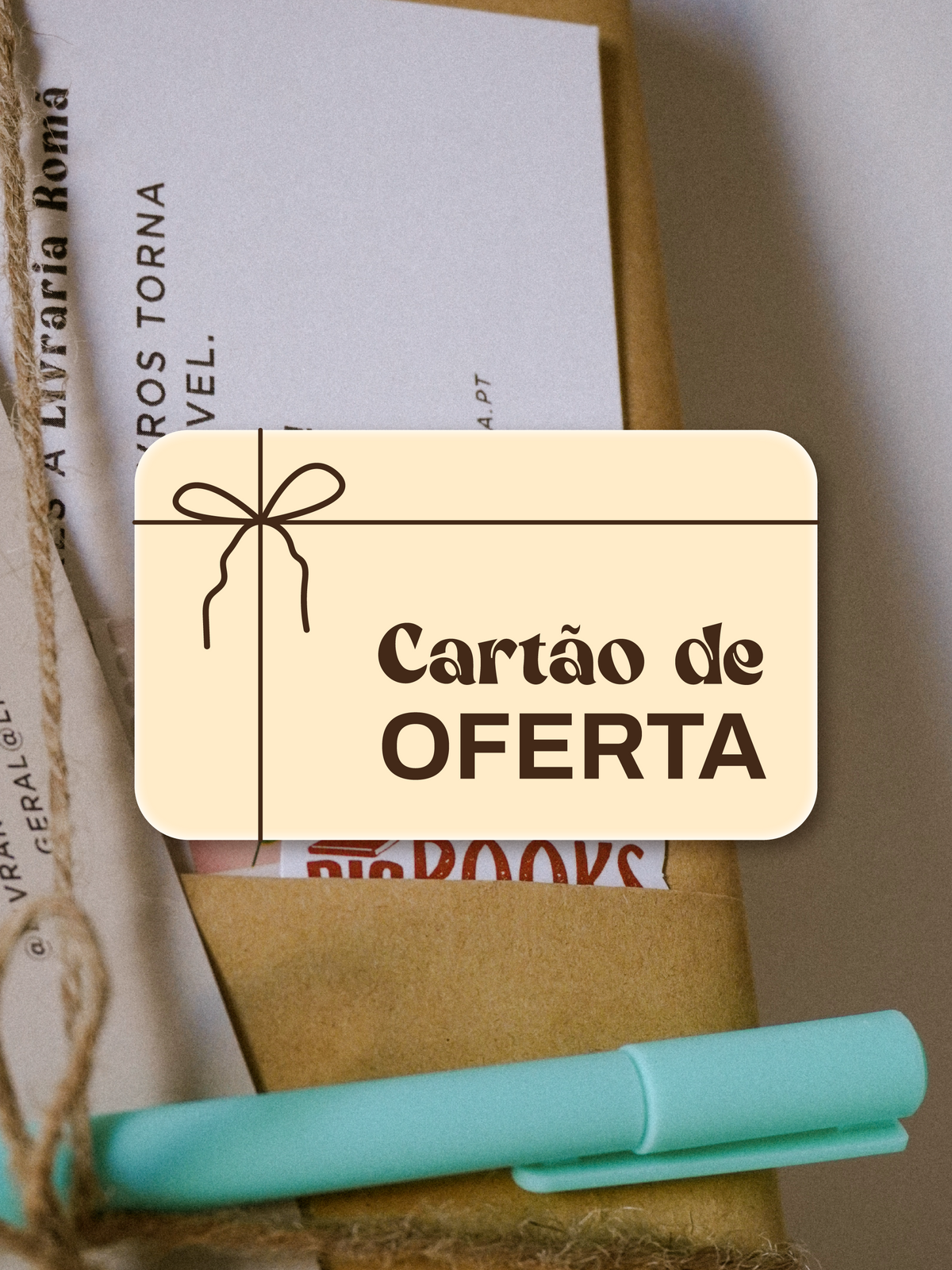 Cartão de Oferta Livraria Romã